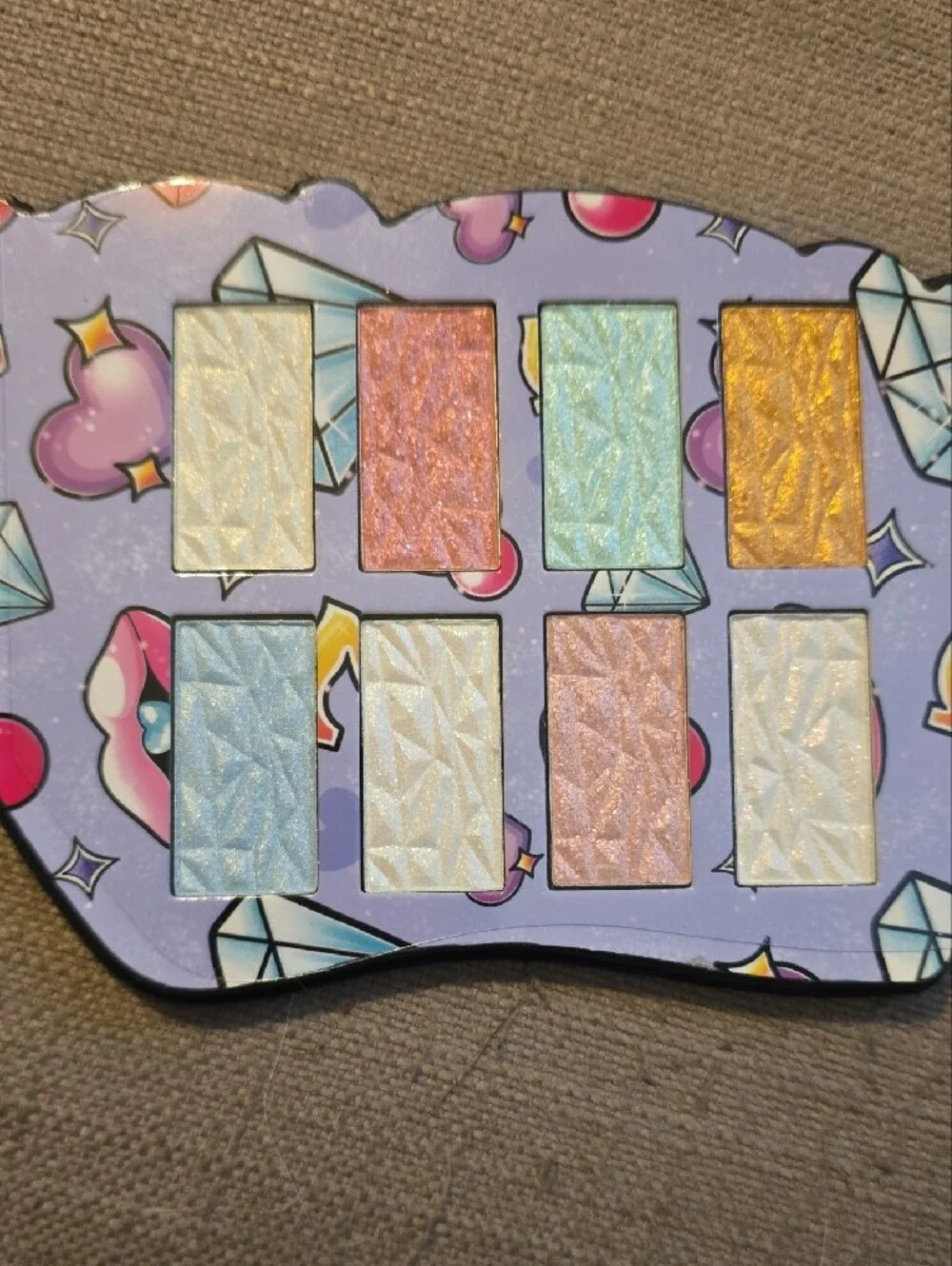 Spoiled Cosmetics shimmering palette